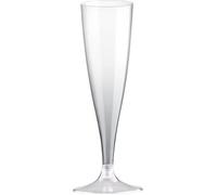 10 FLÛTES À CHAMPAGNE EASY 14CL TRANSPARENT Transparent