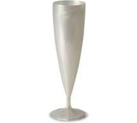 Générique 10 FLÛTES À Champagne RÉUTILISABLES 13.5CL NACRÉ