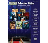 10 for 10 Sheet Music Movie Hits: Easy Piano Solos by Dan Coates (Composer) (1-Feb-2009) Sheet music