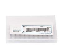 10 fraises coniques en carbure de tungstène, fraise à queue bleue pour la gravure de circuits imprimés, diamètre de la lame de 0,5 à 0,9 mm, tige de 3,175 mm, longueur de 38 mm (0,6 mm)