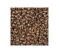 10 g TOHO Round Seed Beads Rocailles, size 11/0, Bronze (# B), Japan, Glass