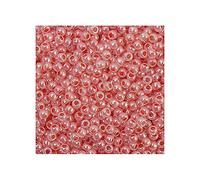 10 g TOHO Round Seed Beads Rocailles, size 11/0, Ceylon Tomato Soup (# 906), Japan, Glass