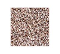 10 g TOHO Round Seed Beads Rocailles, size 11/0, Permanent Finish Galvanized Fairy Wings (# PF552), Japan, Glass