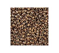 10 g TOHO Round Seed Beads Rocailles, size 8/0, Bronze (# 221), Japan, Glass
