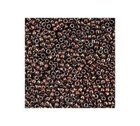 10 g TOHO Round Seed Beads Rocailles, size 8/0, Dark Bronze (# 222), Japan, Glass