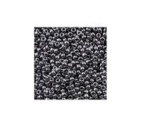 10 g TOHO Round Seed Beads Rocailles, size 8/0, Metallic Amethyst Gun Metal (# 90), Japan, Glass