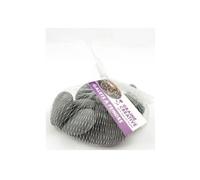 10 galets à peindre - Gris foncé Gris