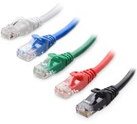10 Gbit/S Câble Ethernet Court, Combo 5 Couleurs Cat6 Snagless 3M (Câble Ethernet Cat 6, Câble Rj45 Cat 6) 3 Mètres[CAB4191484]