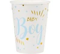 10 gobelets carton baby shower boy 27 leu - chalayer 000725300000006 Bleu G
