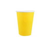 10 GOBELETS CARTON BIO 25CL JAUNE