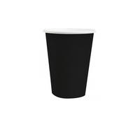 Santex – Gobelets carton bio 25 cl – Lot de 10 – Noir