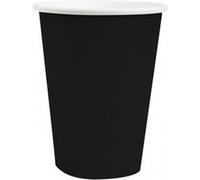 10 gobelets carton bio 25cl noir - chalayer 000741000000011 Noir G