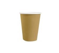 Santex - 10 GOBELETS Carton Bio 25CL Or