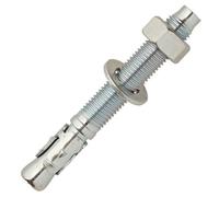 Scell-it Goujons d'ancrage acier zingué M16x180x80 mm – Boîte 10, écrou et rondelle montés