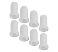 10 Goupilles Blanches Emblème Arrière Nylon Résistant pour bmw