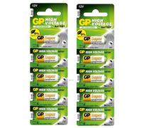 10 GP Super Alkaline Batterie 23A V23GA MN21 12V Haute Tension Sans Mercure 2027