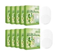 10-in-1 Advanced Nano Microdarts Patch, Natural Moringa Extract Transdermal Patches for Weight Management, Gut, Joint, Heart & Liver Support, Skin Repair, Women Body Detox, 7 Patches Per Box