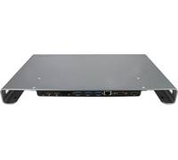 10-in-1 Aluminium Stand & USB-C Hub, by Swissten - Argent