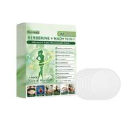 10-in-1 Daily Metabolic Support Patches (7 Pieces) - Berberine | NAD+ & Moringa Complex with Long-Lasting Skin Absorption for Slimming, Balanced Blood Sugar and All-Day Energy