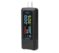 10-in-1 USB Tester Digital Voltmeter 5A Power Meter(6527-T)