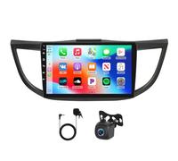 10 inch Autoradio pour Honda CRV 2012 2013 2014 2015 2016, 2+64G GPS Navigation avec Wireless Carplay Android Auto Android 14 Bluetooth WiFi FM/RDS Radio SWC Split Screen avec AHD caméra de recul/Mic