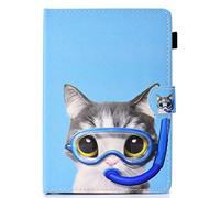 10 inch Tablet Case Cover - Étui en Cuir Universel avec Emplacement pour Carte pour Fire HD 10, Huawei MediaPad T3 / T5 10, iPad 2018, Galaxy Tab E 9.6 / Tab A 10.1, Lenovo Tab 4 10 / TB-X103F
