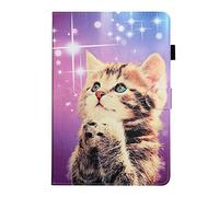 10 inch Tablet Case Cover - Étui en Cuir Universel avec Emplacement pour Carte pour Fire HD 10, Huawei MediaPad T3 / T5 10, iPad 2018, Galaxy Tab E 9.6 / Tab A 10.1, Lenovo Tab 4 10 / TB-X103F