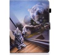 10 Inch Tablet Housse-Housse Universelle En Cuir Avec Support Folio Housse Pour Fire Hd 10,Google Nexus 9/10,Ipad 2018,Galaxy Tab E 9.6/Tab A 10.1,Sony Xperia Z/Z2/Z3