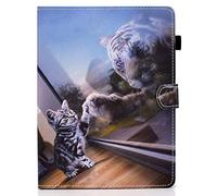 10 inch Tablet Housse - Housse Universelle en Cuir avec Support Folio Housse pour Fire HD 10, Google Nexus 9/10, iPad 2018, Galaxy Tab E 9.6 / Tab A 10.1, Sony Xperia Z / Z2 / Z3