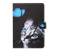 10 inch Tablet Housse - Housse Universelle en Cuir avec Support Folio Housse pour Fire HD 10, Google Nexus 9/10, iPad 2018, Galaxy Tab E 9.6 / Tab A 10.1, Sony Xperia Z / Z2 / Z3