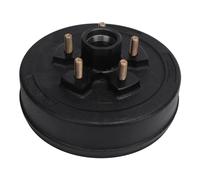 10 inch Trailer Brake Hub Drum, Heavy Duty 5 on 45in. Brake Hub Assembly, 3500 Lbs Trailer Axles Brake Drum, Large Braking Area with Strength, and (Single Brake Drum)