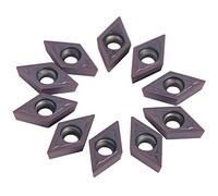 10 Inserts Carbure CNC DCMT11T304 VP15TF pour Tournage Précision Matériaux Souples Lame Usinage Métal Fraisage
