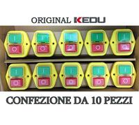 10 Interrupteurs KEDU KJD17B Bipolaire Bouton De Commande Et Sécurité Kjd 17