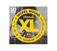 EXL125-10P NICKEL WOUND SUPER LT TOP/REG BTM PACK DE 10
