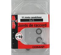 10 Joints caoutchouc, eau chaude 8 x 13. 90°C 40b