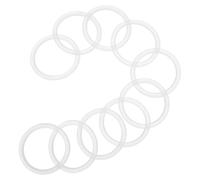 10 joints en silicone en O pour sorbetière tige de soupape blanc | Lot de 10 pièces, ajustement précis 32 mm, faible friction et fonctionnement plus silencieux, pour entretien maison