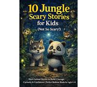 10 Jungle Scary Stories for Kids (Not So Scary!): Short Animal Stories to Build Courage, Curiosity & Confidence | Perfect Bedtime Reads for Ages 4-8