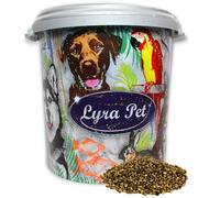 10 kg de graines de chanvre Lyra Pet® dans un tonneau de 30 L
