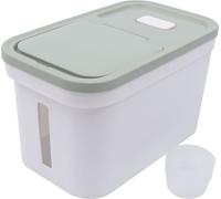 10 kg Récipient de stockage Distributeur de riz Distributeur de céréales Cuisine étanche Seau de stockage Boîte de farine alimentaire