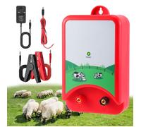 10 KM ClôTure éLectrique, ClôTure éLectrique Pour Animaux de bétail de 12V 1.5J,alimentation électrique de clôture de branchement