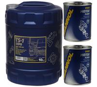 10 L MANNOL TS-1 SHPD 15W-40 Huile Moteur + Nettoyage Moteur