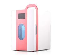 10 L Mini Réfrigérateur Avec Fenêtre Petit Réfrigérateur Portable Avec Refroidissement Et Réchauffement Congélateur Compact De Voyage Silencieux Pour Voitures, Maisons, Bureaux Et Dortoirs ( Color : W
