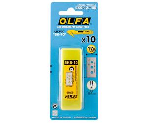 10 lames de cutter SKB-10/10B de 17,8 mm en étui - OLFA - OL20515