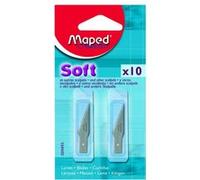 10 Lames de rechange pour Scalpel Maped Soft et autres G