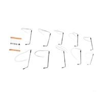 10 Lampadaires LED pour 3v pour Maquettes HO et OO 10 Lampadaires | Compatible échelles HO et OO, tension pour 3v AC/DC, idéal réseaux ferrés, lumière blanche chaude