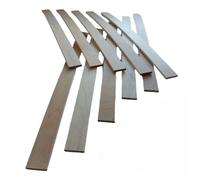 10 lattes bois - 680x53x8 mm - idéal réparer sommier / bz / clic clac