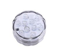 10 LEDS Éclatantes pour Aquarium Lumières Submersibles RGB avec Télécommande, 16 Couleurs Changeantes et 24 Touches de Contrôle, Imperméables et Adaptables pour Réservoi