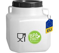 10 litres Boîte de conservation avec couvercle à visser, qualité alimentaire, sans BPA Boîte de conservation en vrac Pour la cuisine Hobby Atelier Riz Céréales Farine Sucre