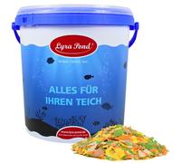 10 litres (1,24 kg) Lyra Pond® Pond Multi Flakes nourriture pour poissons bassin en seau