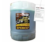10 Litres pemco 913 radiateur hors-gel réfrigérant à g11 jusqu'à -40 °c vert prêt à l'emploi